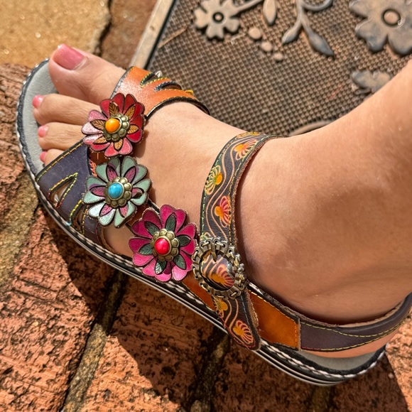 Spring Step Shoes - Spring Step L'Artiste Women's Laga Slide Sandal Size 39 (8)